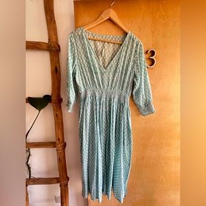boho linen/cotton beach dress